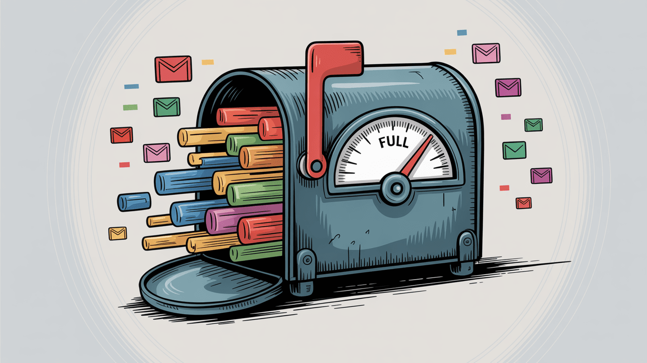 Gmail storage quota full preventing alias emails from being received